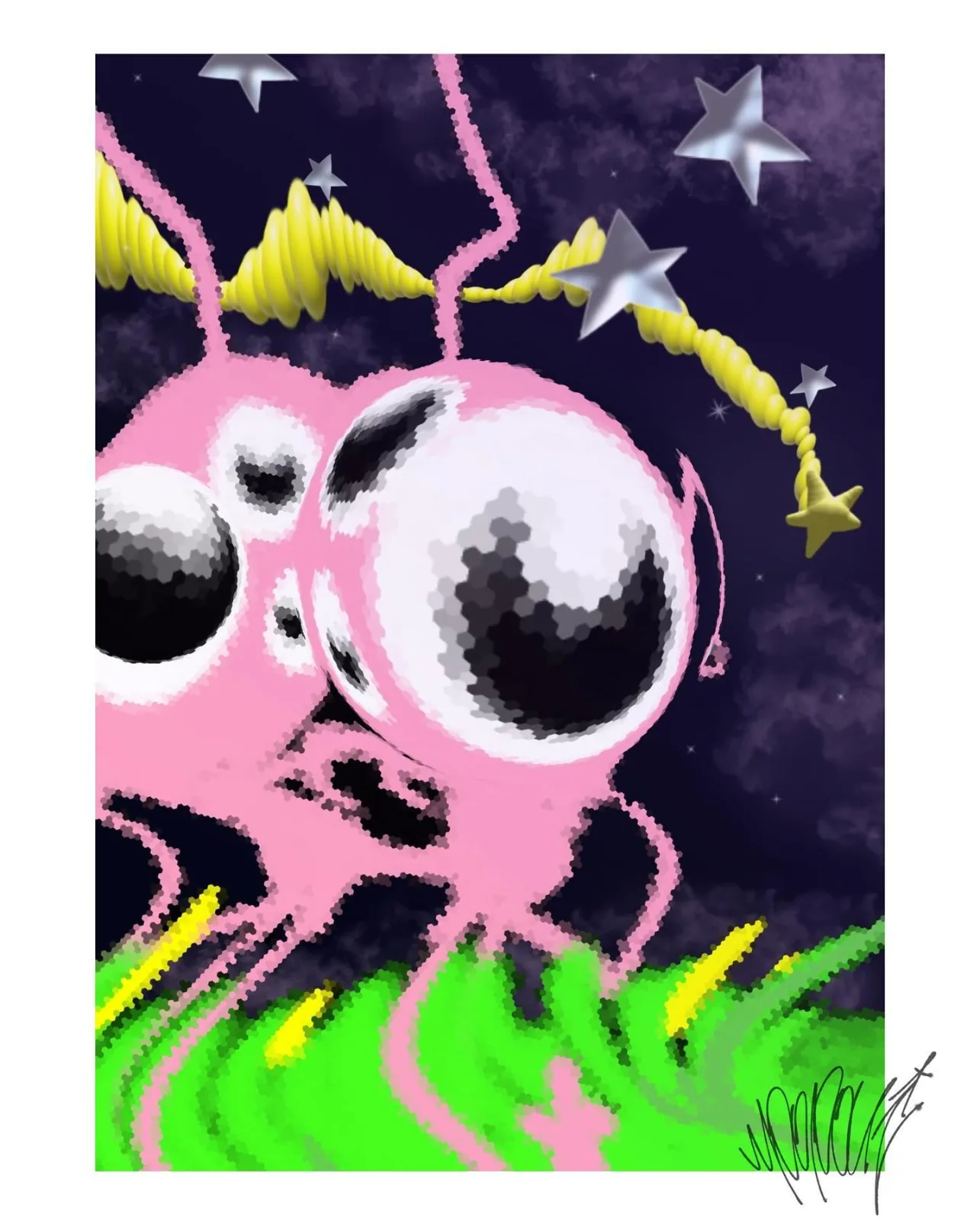 Halwasa Alien Art Print – Digital Download | POPONI